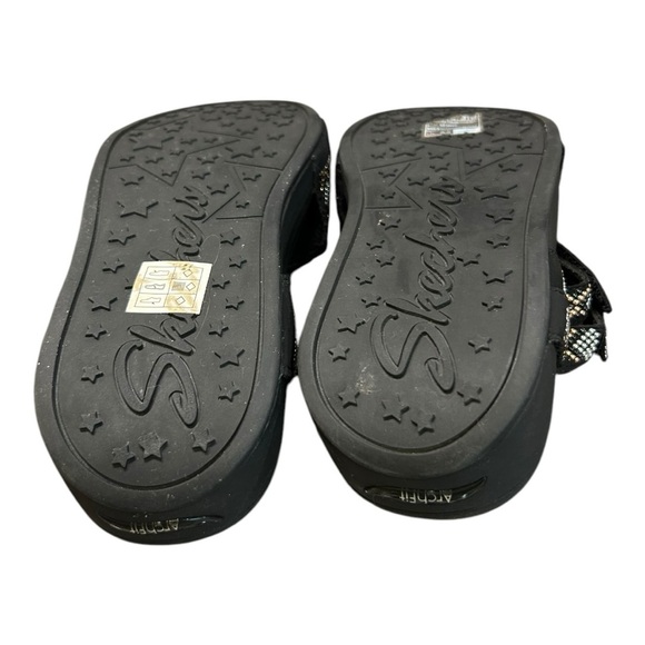 Skechers Women's Arch Fit Retrogrades Diamond Babe Slide Sandals Size 8 - Picture 7 of 9